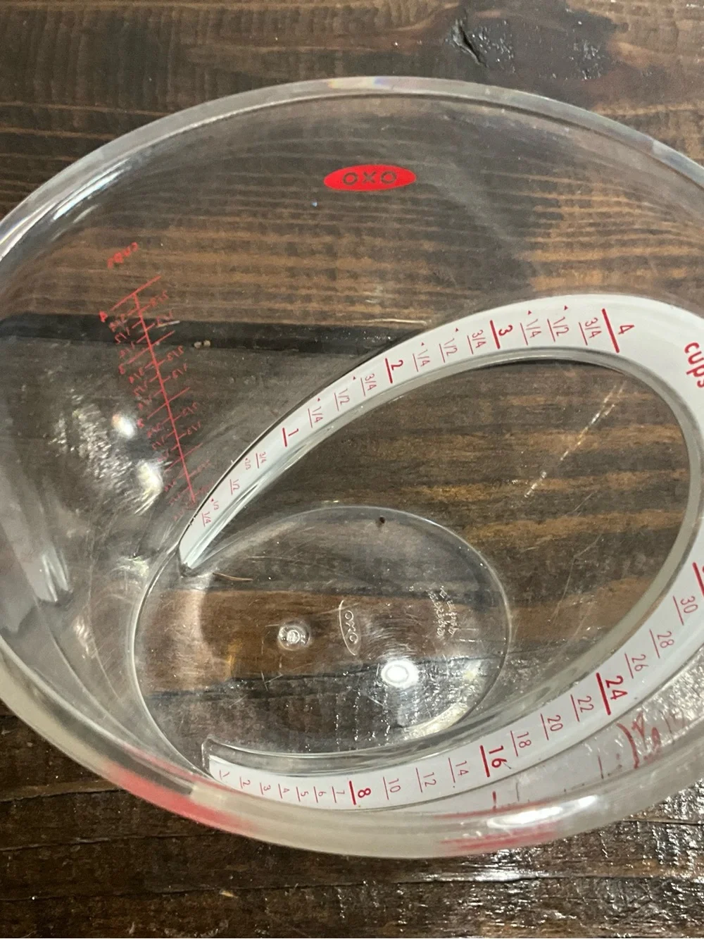 Oxo Good Grips Angled Handle Measuring Cups Set Black Handles 1,2, and 4 cups